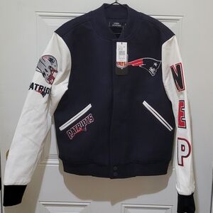 NFL NEW ENGLAND PATRIOTS CLASSIC WOOL MEN'S VARSITY JACKET‎